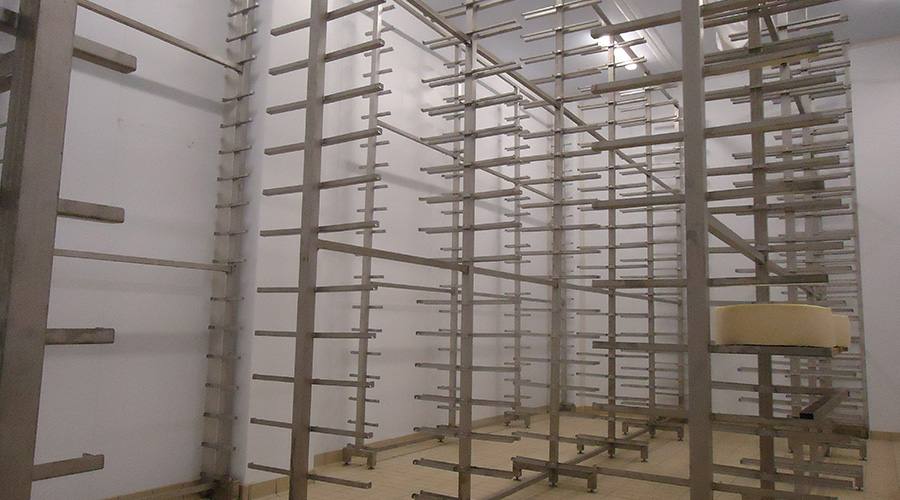 SHELVES FOR HARD CHEESE MATURING