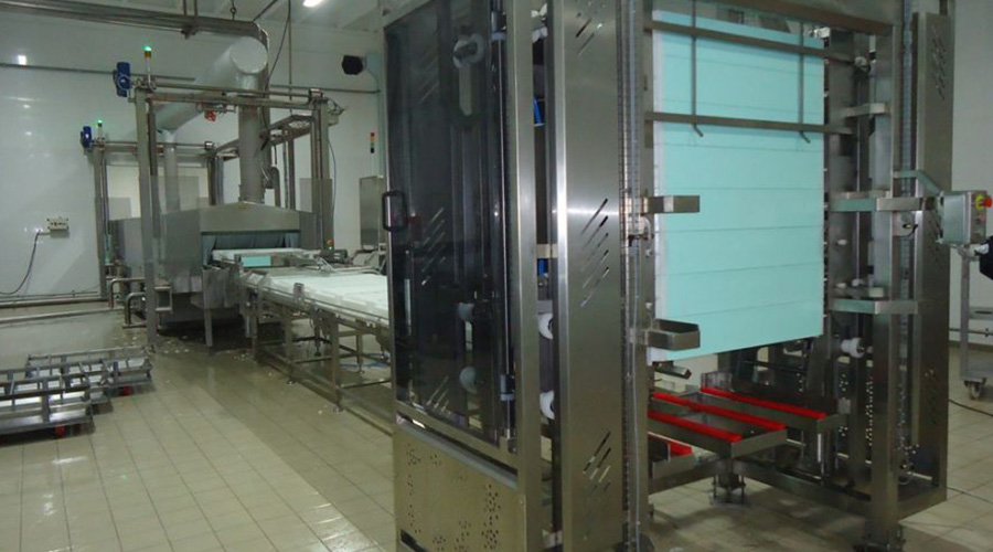 DESTACKER FOR MOULDS WHITE CHEESE TYPE BLOCK